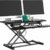 bonVIVO Höhenverstellbarer Schreibtisch-Aufsatz 95 x 40 - Sit-Stand-Erhöhung Macht Jede Workstation zum Standing Desk - Belastbar bis 15 kg - Schwarz - 8
