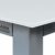 Casaria Sitzgruppe Bern 6+1 Aluminium 7-Fach verstellbare Hochlehner Stühle Milchglas Tisch Silber Gartenmöbel Set - 5