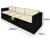 Deuba Poly Rattan Couch Gartenliege Verstellbare Lehne Auflagen Klaptisch 3 Sitzer Schwarz Sofa Garten Möbel - 9