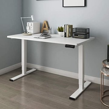 FlexiSpot EC5W Höhenverstellbarer Schreibtisch Elektrisch höhenverstellbares Tischgestell, 3-Fach-Teleskop, passt für alle gängigen Tischplatten. Mit Memory-Steuerung und Softstart/-Stop - 7