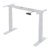 Flexispot Höhenverstellbarer Schreibtisch, Stahl, weißes Gestell, E6W-EU - 1