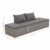 Gartenbett, Garten Multifunktions-Sofa, Gartensofa, Gartenliege, Dick gepolstert, 76,8 Zoll x 23,6 Zoll x 23,6 Zoll, Poly Rattan - 6