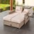 greemotion Rattan-Lounge Bahia Twin, Sofa & Bett aus Polyrattan, indoor & outdoor, 2er Garten-Sofa mit Stahl-Gestell, Daybed zweigeteilt, grau-bicolor - 6