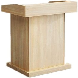 HHII 3Katheter Podium Tisch Hosting Empfangsempfang Hölzerner Katheter Stand Katheter sprechende Katheter Kirche Schreibtisch Präsentation Podium für Kirchenschule Präsentation - 1