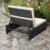 Melko vielseitiges Gartenmöbel-Set – Sonnenliege, Sitzbank oder Zwei Stühle mit Rückenlehne, mit Tisch aus Polyrattan, Gartenliege robust und wetterfest, Schwarz - 5