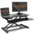 PUTORSEN® Ergonomischer höhenverstellbarer Sitz-Steh-Arbeitsplatz Schreibtisch Computer Riser Work Station, Schreibtischaufsatz Steharbeitsplatz Standtisch - 32" Tabletop Stehpult Konverter - 1