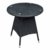 Ribelli 3-teiliges Gartenmöbel Set, Lounge Set, cremefarbenen Kissen - aus PE-Rattan - Tisch Plus Zwei Stühle - praktisch zu verstauen, Farbe:schwarz/Cream - 6