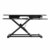 SONGMICS Höhenverstellbarer Sitz-Steh-Schreibtisch, Ergonomischer Schreibtisch Konverter Für Computer, Laptop, Mit Abnehmbarer Tastaturablage, Großer Schreibtischaufsatz 95 x 40 cm , Schwarz LSD06BK - 7