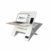 Standsome Slim White – Höhenverstellbarer Schreibtischaufsatz, ergonomisches Stehpult, nachhaltiger Sitz Steh Arbeitsplatz, Laptopständer aus Holz weiß - 1