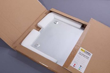 Be!Board B1400 Große Glas Magnettafel / Whiteboard rein-weiß, 120 x 90 cm - 6
