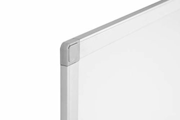 BoardsPlus - Magnetisches Whiteboard - 120 x 90 cm - Magnettafel mit Lackierte Stahloberfläche, Magnetwand mit Alurahmen Und Stifteablage, BPM05754040 - 3