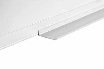 BoardsPlus - Magnetisches Whiteboard - 120 x 90 cm - Magnettafel mit Lackierte Stahloberfläche, Magnetwand mit Alurahmen Und Stifteablage, BPM05754040 - 6