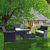 Gartenmöbel Set, Bigzzia Lounge Gartenmöbel Set Rattan Polyrattan Balkonmöbel Kleiner Balkon Wetterfest Sitzlounge Für 4-5 Personen - 1