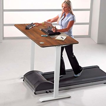 JUMMICO Höhenverstellbarer Schreibtisch Elektrischer Höhenverstellbarer Computertisch mit 140 x 70 cm Holz Tischplatte Stehschreibtisch Mit Speicher-Steuerung (Nussbaum) - 7