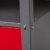 Kreher Werkbank aus Metall mit 30 mm Sperrholzplatte und einer abschließbaren Tür. Mit Schublade, Einlegeboden und Gewindefüßen. Maße BxTxH 120 x 60 x 85 cm. - 6