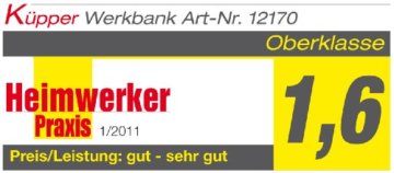 Küpper 12177 – Werkbank, hergestellt in Deutschland, 170 x 60 x 84 cm - 2