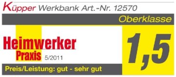 Küpper Werkbank 12577, made in Germany, 170 x 60 x 84 cm - 2