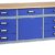 Küpper Werkbank Modell 12877, Breite 170 cm Farbe ultramarinblau - 