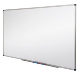 MOB Präsentationsboard - Whiteboard - Magnettafel - Magnetboard lackiert, emailliert oder Glas - magnetisch & beschreibbar - Schreibtafel Magnetwand Wandtafel (Whiteboard emailliert, 180 x 120 cm) - 1