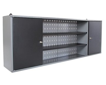 Ondis24 Werkstatteinrichtung 160cm, Werkstatt - Werkbank, Hängeschrank, Euro - Lochwand mit Haken - 7