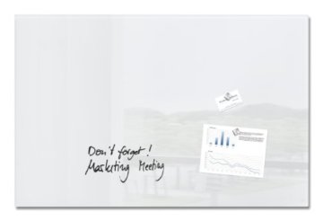 SIGEL GL141 Premium Glas-Whiteboard 100x65 cm super-weiß / Glas Magnettafel / Sicherheitsglas / TÜV geprüft / Magnetboard Artverum - weitere Farben/Größen - 1