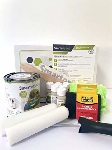 Smart Whiteboard Farbe 6m² Weiß - Whiteboard Wandfarbe - Beschreibbare Wand - Trocken Abwischbare Oberfläche für Zuhause und Büro *KOSTENLOSER EXPRESSVERSAND* - 8