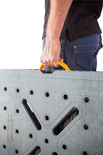 Stanley FatMax klappbare Werkbank (bis 455kg belastbar, mit Metallbeinen für höchste Stabilität, große Arbeitsfläche, mit praktischem Tragegriff, für schnellen Aufbau) FMST1-75672 - 2