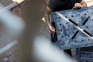 Stanley FatMax klappbare Werkbank (bis 455kg belastbar, mit Metallbeinen für höchste Stabilität, große Arbeitsfläche, mit praktischem Tragegriff, für schnellen Aufbau) FMST1-75672 - 12