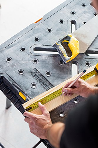 Stanley FatMax klappbare Werkbank (bis 455kg belastbar, mit Metallbeinen für höchste Stabilität, große Arbeitsfläche, mit praktischem Tragegriff, für schnellen Aufbau) FMST1-75672 - 3