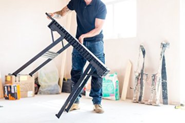 Stanley FatMax klappbare Werkbank (bis 455kg belastbar, mit Metallbeinen für höchste Stabilität, große Arbeitsfläche, mit praktischem Tragegriff, für schnellen Aufbau) FMST1-75672 - 4