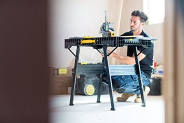 Stanley FatMax klappbare Werkbank (bis 455kg belastbar, mit Metallbeinen für höchste Stabilität, große Arbeitsfläche, mit praktischem Tragegriff, für schnellen Aufbau) FMST1-75672 - 6