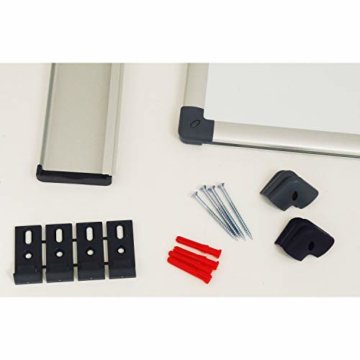 Vivol Eco Magnetic Whiteboard 100x150 | Aluminium Rahmen | Magnettafel Whiteboardwand Magnetwand | Stiftablage | 14 Größen | Magnetisch und Beschreibbar - 5