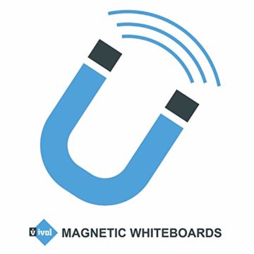 Vivol Eco Magnetic Whiteboard 100x150 | Aluminium Rahmen | Magnettafel Whiteboardwand Magnetwand | Stiftablage | 14 Größen | Magnetisch und Beschreibbar - 7