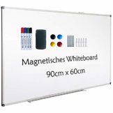 XIWODE Whiteboard mit Stiftablage, Magnetic whiteboard, Pinnwand Tafel, Magnettafel, beschreibbar und magnetisch, mit kratzfeste Oberfläche, 90x60cm, return to office - 1