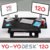 Yo-Yo DESK 120 (Schwarz) | Stehschreibtisch Erweiterung - TÜV Rheinland geprüft - Bürotisch höhenverstellbar (120 cm breit) Stehpult für Ihren ergonomischen Steharbeitsplatz - 2