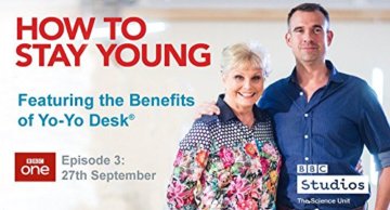 Yo-Yo DESK 120 (Schwarz) | Stehschreibtisch Erweiterung - TÜV Rheinland geprüft - Bürotisch höhenverstellbar (120 cm breit) Stehpult für Ihren ergonomischen Steharbeitsplatz - 4